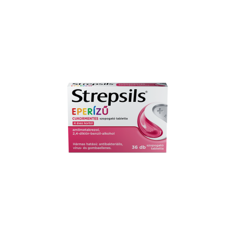 STREPSILS EPERÍZŰ cukormentes szopogató tabletta 36db