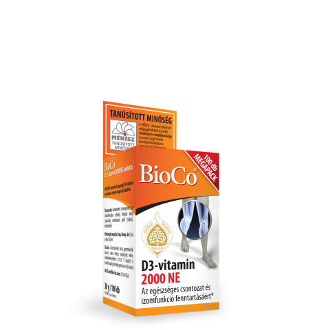 BIOCO D3-VITAMIN 2000NE MEGAPACK tabletta 100db