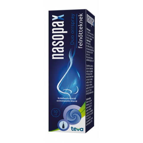 NASOPAX DUO orrspray felnőtteknek 10ml
