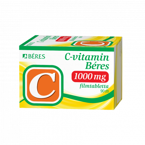 C-VITAMIN BÉRES 1000mg filmtabletta 90db