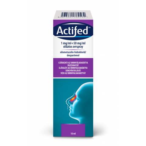 ACTIFED 1mg/ml + 50mg/ml oldatos orrspray 10ml