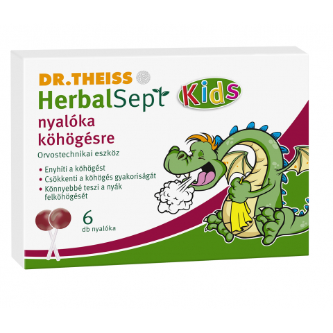 DR.THEISS HERBALSEPT nyalóka KÖHÖGÉSRE 6db