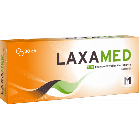 LAXAMED 5mg gyomornedv-ellenálló tabletta 30db