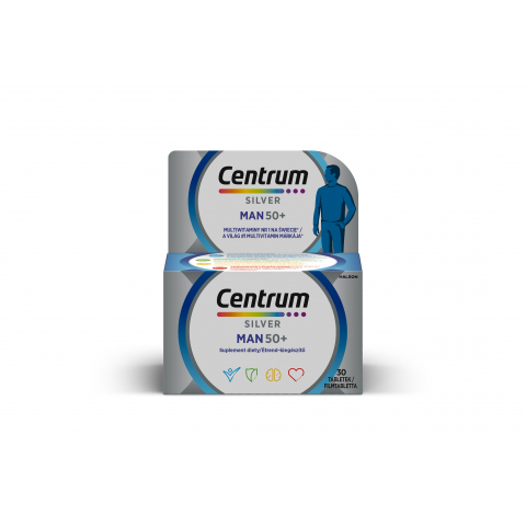 CENTRUM SILVER MAN 50+ multivitamin ﬁlmtabletta férﬁaknak 30db