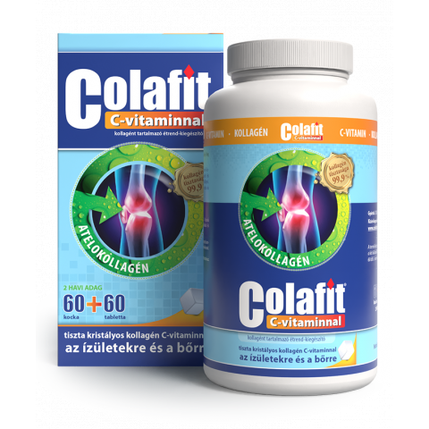 COLAFIT C-vitaminnal kocka 60db + tabletta 60db