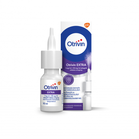 OTRIVIN EXTRA 1mg/ml + 50mg/ml adagoló oldatos orrspray 10ml