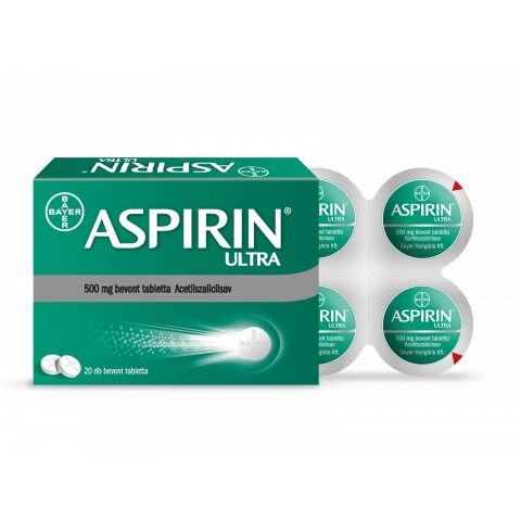 ASPIRIN® ULTRA 500mg bevont tabletta 20db