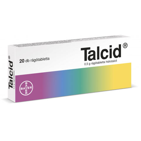 TALCID 0,5g rágótabletta 20db