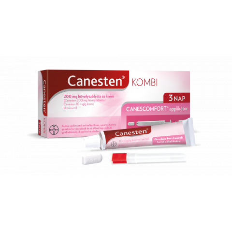 CANESTEN KOMBI 200mg hüvelytabletta 3db + krém 20g