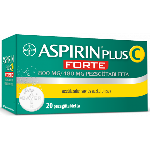 ASPIRIN PLUS C FORTE 800mg/480mg pezsgőtabletta 20db