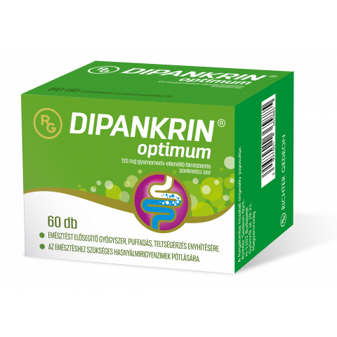 DIPANKRIN® OPTIMUM 120mg gyomornedv-ellenálló filmtabletta 60db