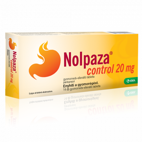 NOLPAZA CONTROL 20mg gyomornedv-ellenálló tabletta 14db