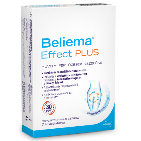 BELIEMA® EFFECT PLUS hüvelytabletta 7db