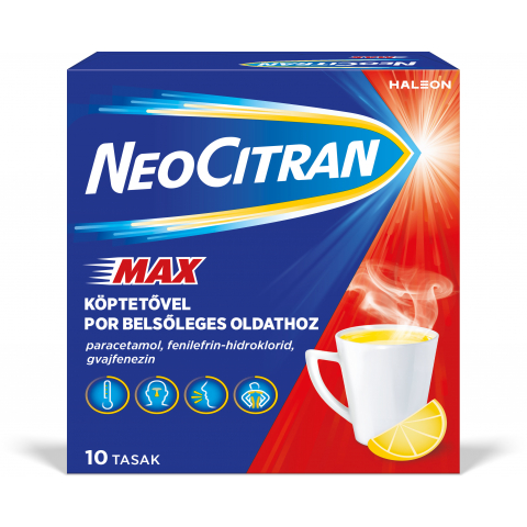 NEO CITRAN MAX köptetővel por belsőleges oldathoz 10db