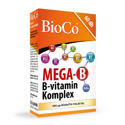 BIOCO MEGA-B B-VITAMIN KOMPLEX 60db filmtabletta