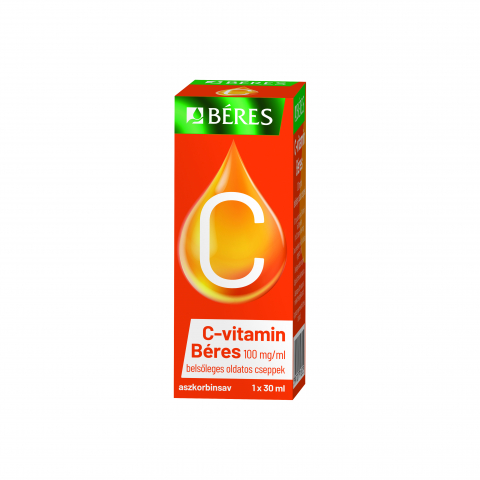 C-VITAMIN BÉRES 100mg/ml belsőleges oldatos cseppek 30ml