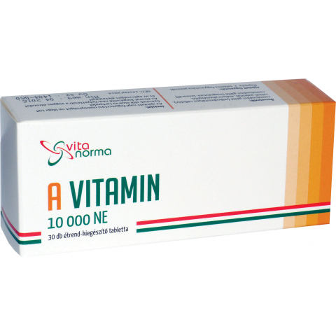 VITANORMA A-VITAMIN tabletta 10000NE 30db
