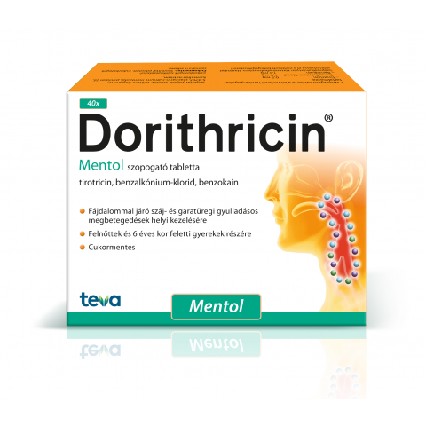 DORITHRICIN MENTOL szopogató tabletta 40db