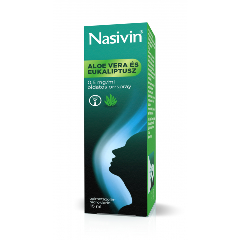 NASIVIN ALOE VERA  és EUKALIPTUSZ 0,5mg/ml oldatos orrspray 15ml