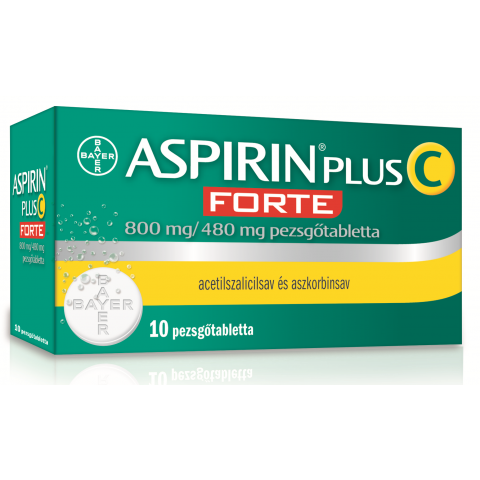 ASPIRIN® PLUS C FORTE 800mg/480mg pezsgőtabletta 10db
