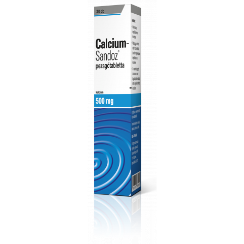 CALCIUM-SANDOZ pezsgőtabletta 20db