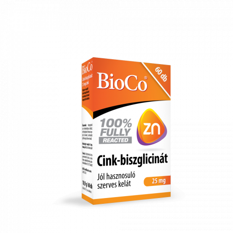 BIOCO CINK-BISZGLICINÁT 25mg tabletta 60db