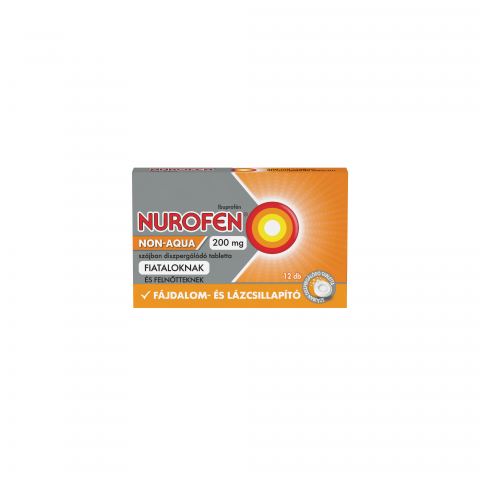 NUROFEN NON-AQUA 200mg szájban diszpergálódó tabletta 12db