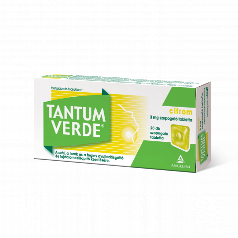TANTUM VERDE citrom 3mg szopogató tabletta 20db
